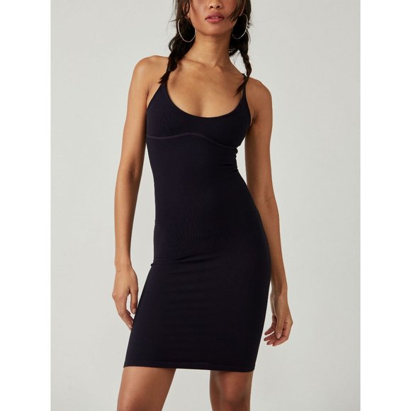 Free People Other - FREE PEOPLE Meg High Platform Bodycon / Black